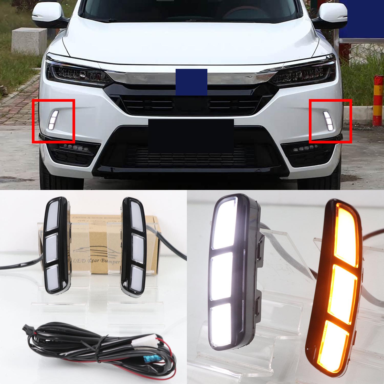 Светодиодные ходовые огни Honda Breeze 2020-2022 года с трехцветным бегущим светом