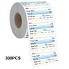 Multi-functional Food Shelf Life Label 250/300PCS Refridge Organization Labels  for Pantry