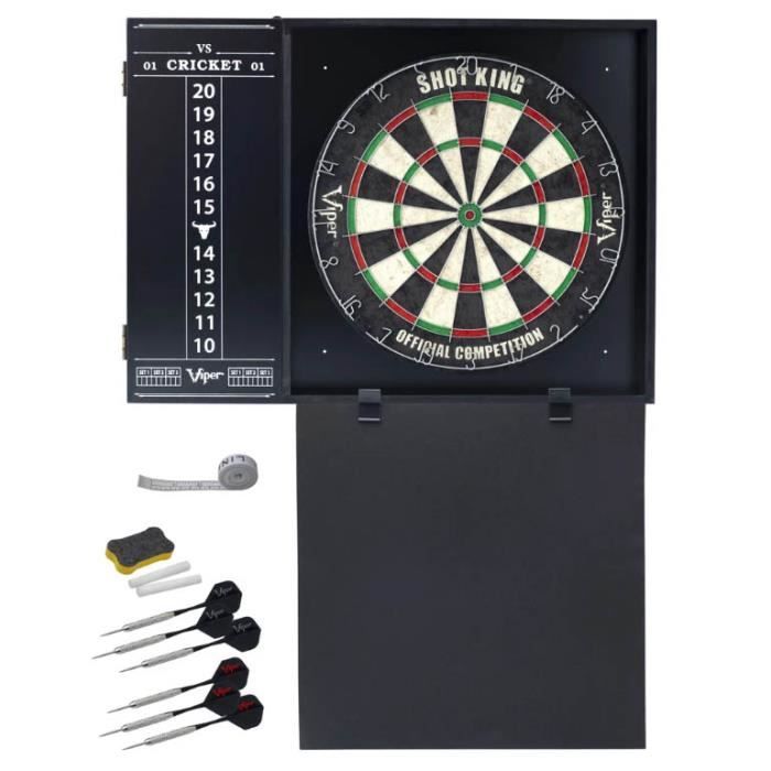 Fléchettes Cible Classique King Viper Tir + Mobilier Stedfast Tableau Black 41-0628