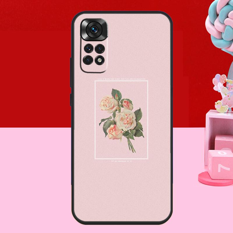 Aesthetics Flower Case For Xiaomi Redmi Note 14 13 12 11 10 15 Pro Plus Redmi 15 C 13C 10C 12C 14C Soft Cover