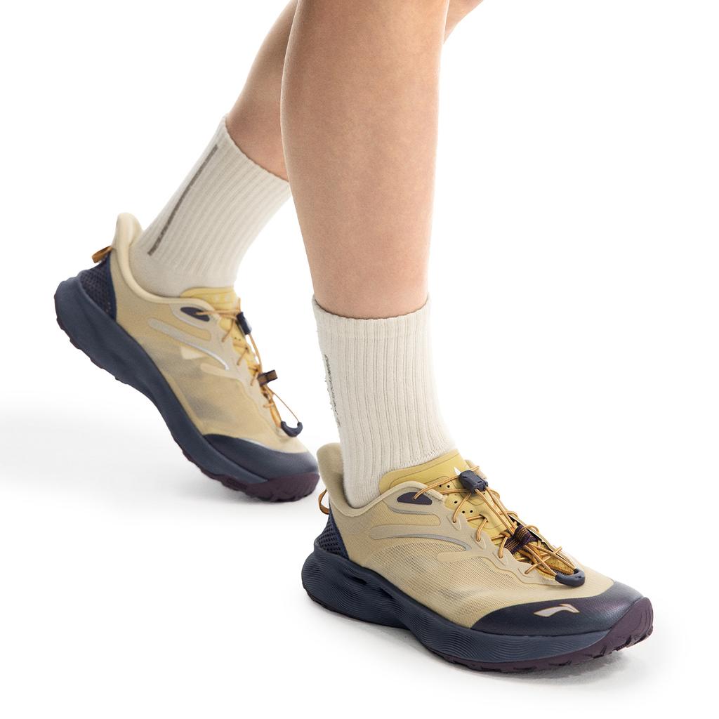 Li Ning Outdoor CF Stream Water Walking Hiking Shoes Unisex Sneaker Sand-Khaki Mountain-Blue AHLW015-1