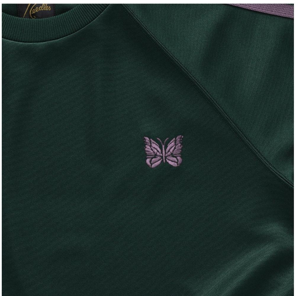 NeedleS Men S SweatShirt Poly Smooth Track Rw315 B Green