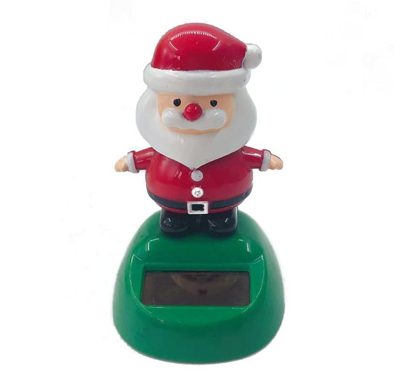 

Creative Christmas Bobbleheads Solar Powered Ornaments for Home Decor Gifts