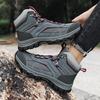 TUINANLE New Trend Men's High-Top Non-Slip Hiking Shoes Hiking Outdoor Wear-Resistant Platform Travel Boots