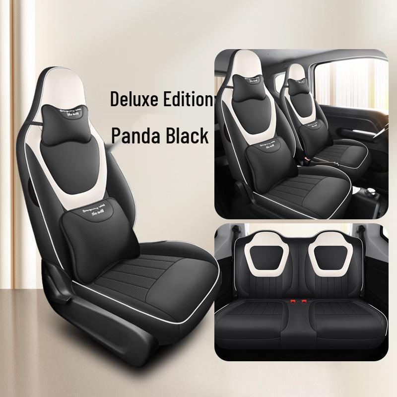 Wuling Hongguang Mini 3rd Gen Nappa Leather Car Seat Cushion - Universal for All Seasons