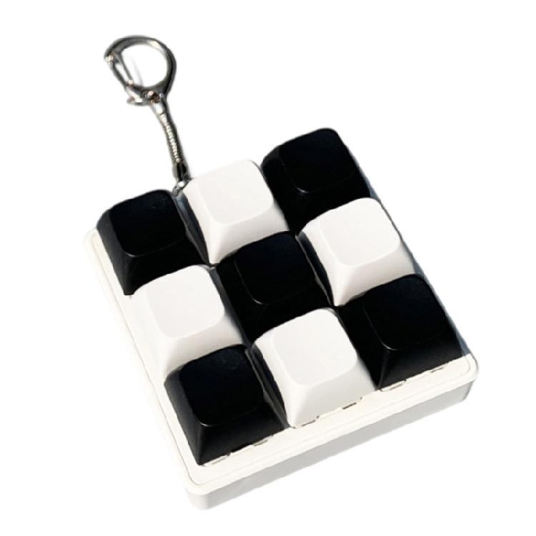 

Focusing Enhancing Mechanical Keychain Toy Presses ABS Sensory Stress Relief Portable Desk Companion For School Office Travel