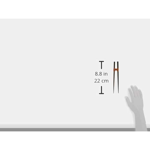 Skater Joint Chopsticks Wooden Chopsticks 21cm with Silicone Joint Support Chopsticks for Nursing Care AWSP45