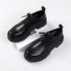 Derby Leather Shoes Men's High-end Formal Wear Business Big Head Platform Wedding Groom Casual Leather Shoes 98135-W