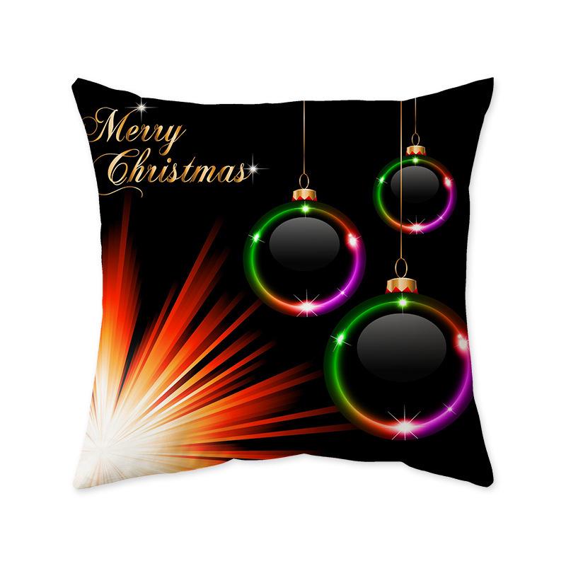 Christmas Festival Cushion Cover - Stylish Pillowcase for Bedroom, Living Room, or Sofa Decoration