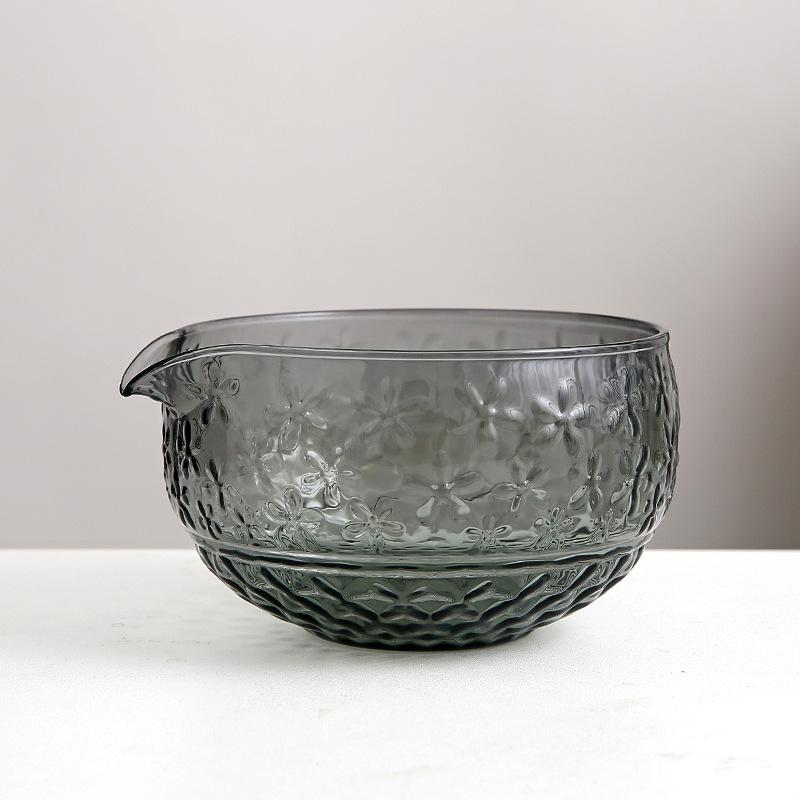 Japanese-style Glass Matcha Set, Matcha Bowl, Two-piece, Transparent, Tea Set, Matcha Whisking Tools, Tea Accessories, Gift