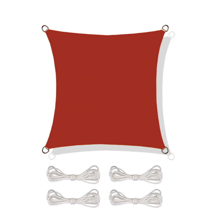 Square Shade Cover Sun Sail Canopy 3.6x3.6m Red