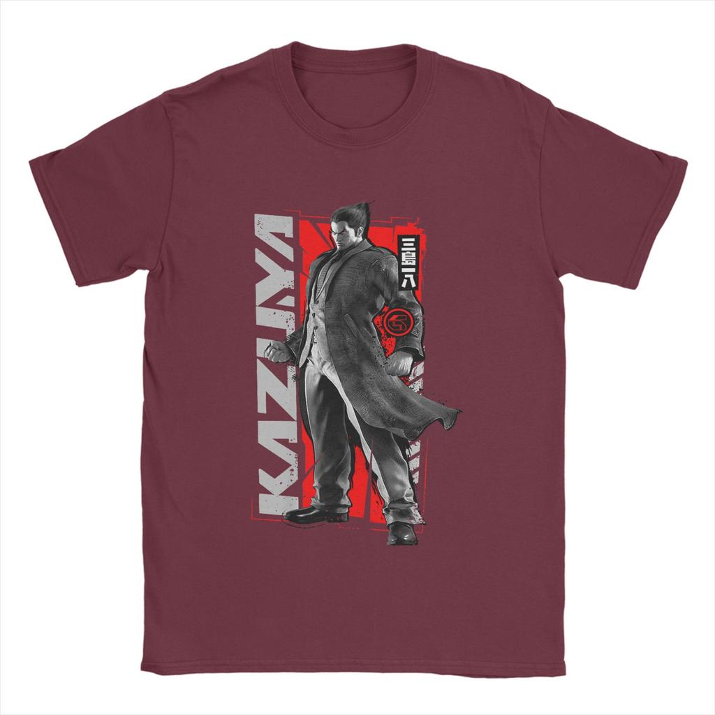 Mens Tekken Game T Shirt Cotton Clothing Vintage Short Sleeve Round Neck Tee Shirt Plus Size TShirts