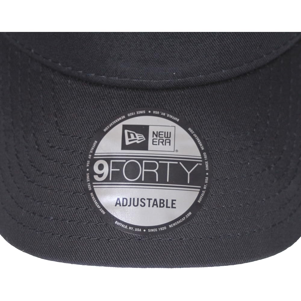 New Era 9FORTY Mesh Cap Logo Men's Baseball Hat Solid Black Free Size