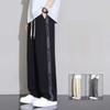 Streetwear Mens Casual Pants With Polyester Blend And Drawstring Closure For Summer Youth Fashion