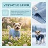 High Collar Puppy Hoodies Warm Pet Pullover Casual Pet Bottoming Shirt  Outdoor Protection