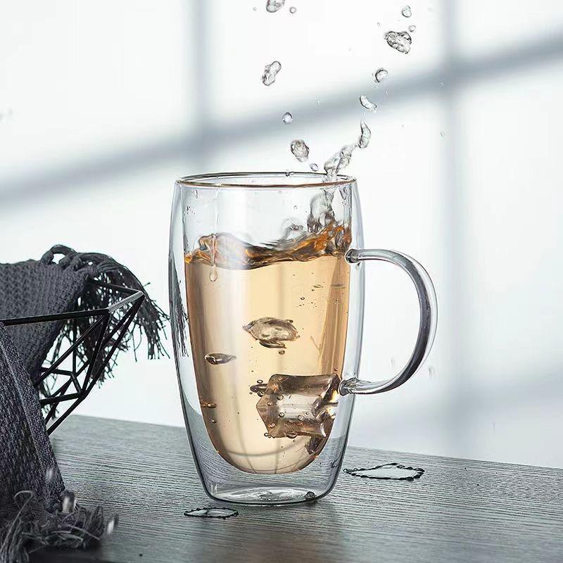 Handmade  Heat-Insulated Double Wall Glass Cups – Mini Whisky, Espresso, Tea & Coffee Mug