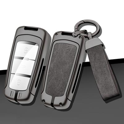 Metal Leather Car Key Cover Case Shell for Volkswagen VW CC Passat B6 B7 Passat 3C CC Maogotan R36 B5 B7L Auto Key Accessories