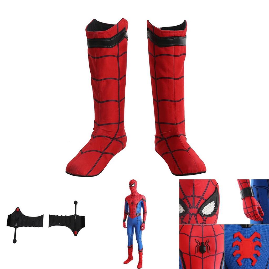 Stunning Spiderman Homecoming Cosplay Costume With Exquisite 3d Printed Design