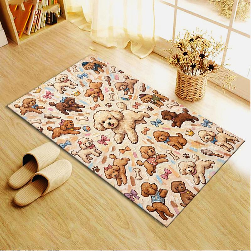 2025 New Cute Puppy Carpet Rug for Living Room Bedroom Home Sofa Decoration,Kids Play Non-slip Floor Mat