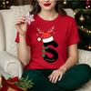 Family Matching Shirts Merry Christmas Outfits Party T-shirts Couple Outfits Children Clothing Matching Shirt Set Family Tee Top
