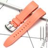 Dust-Free Rubber Waterproof Quick Release Watchband 20mm 22mm 24mm 26mm Black Silicone Strap for Seiko Omega Watch Accessories