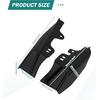 Motorcycle Air Deflector Heat Shield Fit for Harley Touring Road Glide Electra Glide Road King Street Glide 2001-2008 (Black)