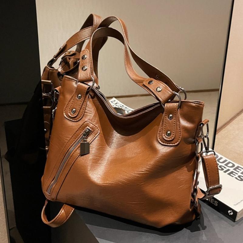 Geantă de mână minimalistă pentru femei cu capacitate mare, geantă de umăr la modă, geantă tote simplă și casual, potrivită pentru utilizarea zilnică și cumpărături