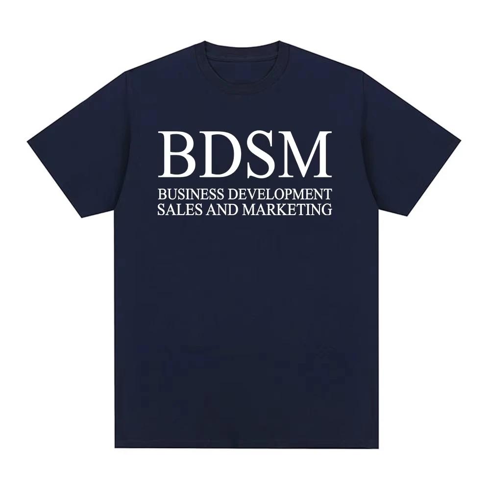 BDSM Développement Commercial Ventes et Marketing T-shirt Hommes Femmes Mode Harajuku T-shirt Homme Coton Haute Qualité T-shirt Décontracté