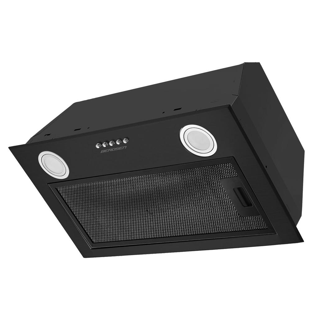 Under-Cabinet Kitchen Hood 60 Cm Black Be-50