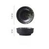 Japanese Style Round Ceramic Dipping Bowl Seasoning Dish for Soy Sauce Vinegar Snack Sushi
