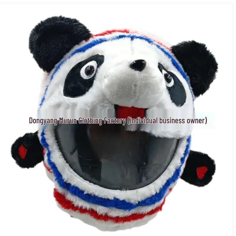 Motorcycle Helmet Decoration: Cartoon Rabbit, Toothless, Pumpkin Head Covers