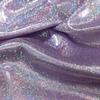 100*150cm Holographic Fluorescent Fabric Stretch Colorful Shiny Iridescent Laser Fabric DIY Sewing Stage Wedding Dress Decor