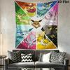 Eevee Its Evolutions Tapestry Fashion Print Background Cloth Background Cloth Wall Covering Decoration Soft