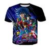 Anime The Knights of The Zodiac Saint Seiya 3D Printed T Shirt For Men Women Short Sleeve Harajuku Style Tops Streetwear Kid Tee