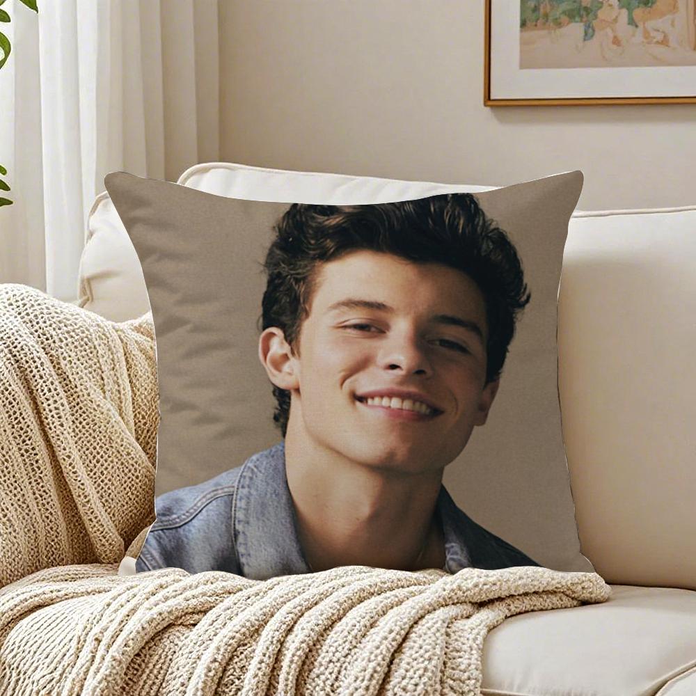 

Singer SShawn MMendes Cushion Cover Pillowcase Antidustmite living Room Sofa Decor Cushion Room 30X30cm