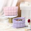 Women Simple Bubble Cosmetic Handbag Travel Organizer Makeup Lipsticks Cotton Pouch Fashion Large Capacity Zipper Bag For Girls
