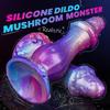 Liquid Silicone Anal Plug Dildo - Alien Shape Dual-Use Sex Toy for Men Women, G-Spot & Prostate Massager for Intense Orgasms