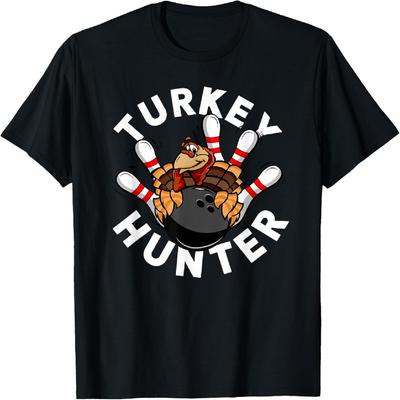 Turkey Hunter Bowling T-Shirt