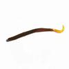 New Sinking Soft Worm Lure for Bass, Perch, Mandarin Fish - Drop Shot Black Pit with Lead Insert