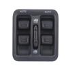 Mastering Window Control Switches Assembly for 2011-2017, 68156217AA Replacement Panel with AUTO Buttons and Original-Style ABS Housing