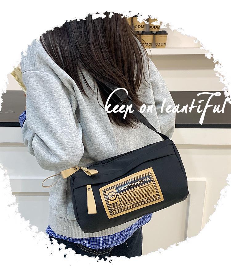 2025 Women's Versatile Casual Crossbody Bag - Large Capacity Shoulder Bag for College Students & Outdoor Activities
