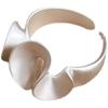 Personalisierter Rock, unregelmäßiger Ring, Damenmode, vielseitiges Temperament S925 versilberter offener Ring, Zeigefingerring