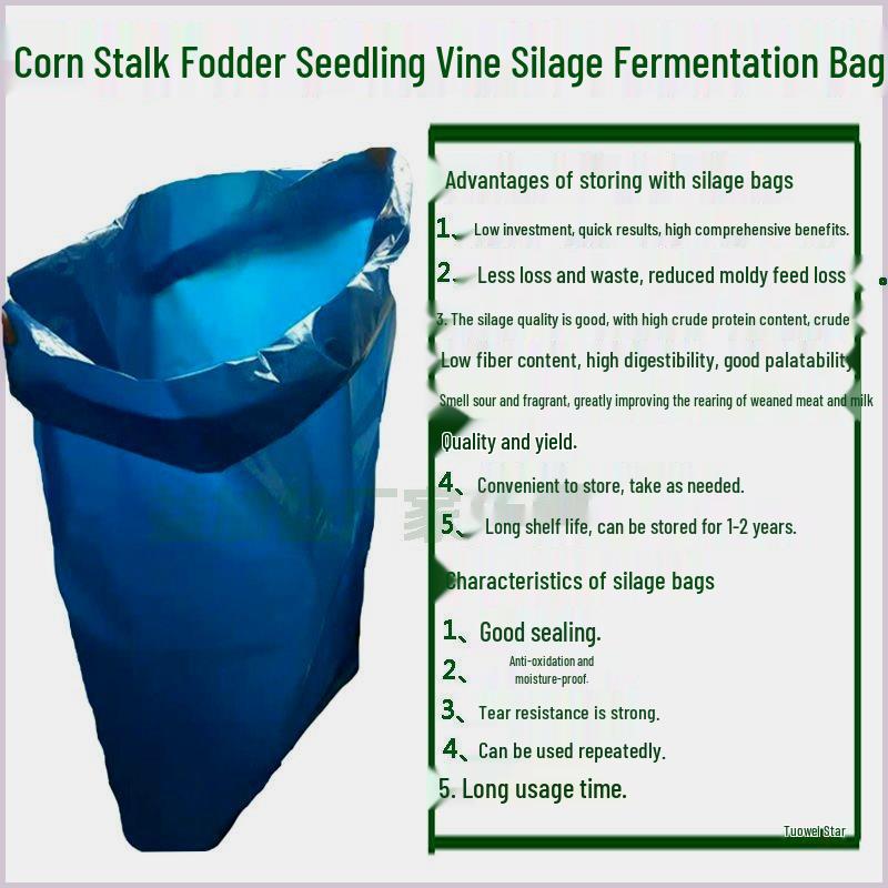 M Series Extra Large Blue Silage Fermentation Bag for Corn Stalks and Bean Dregs