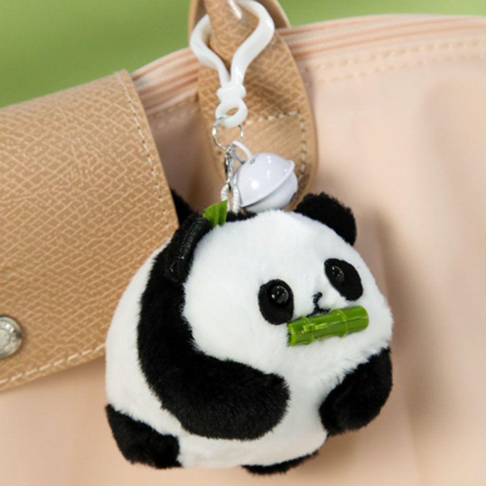 Cat Plush Tail Wagging Keychain Rabbit Kitten Doll Pendant Plush Bag Ornament  Bedroom Decoration