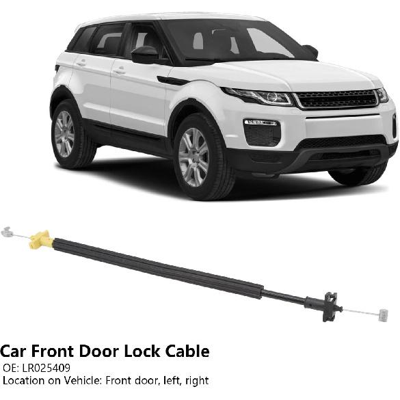 

Aramox Car Front Door Lock Release Cable, Left Right Side Exterior Door Release Cable, LR025409 Fit for 2012‑2019, 4 Door Only, Door Locking
