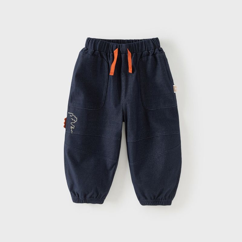 David Bella Children s Pants 2026 Spring New Style Boys  Stylish Casual Jogger Pants Imitation Denim Pants