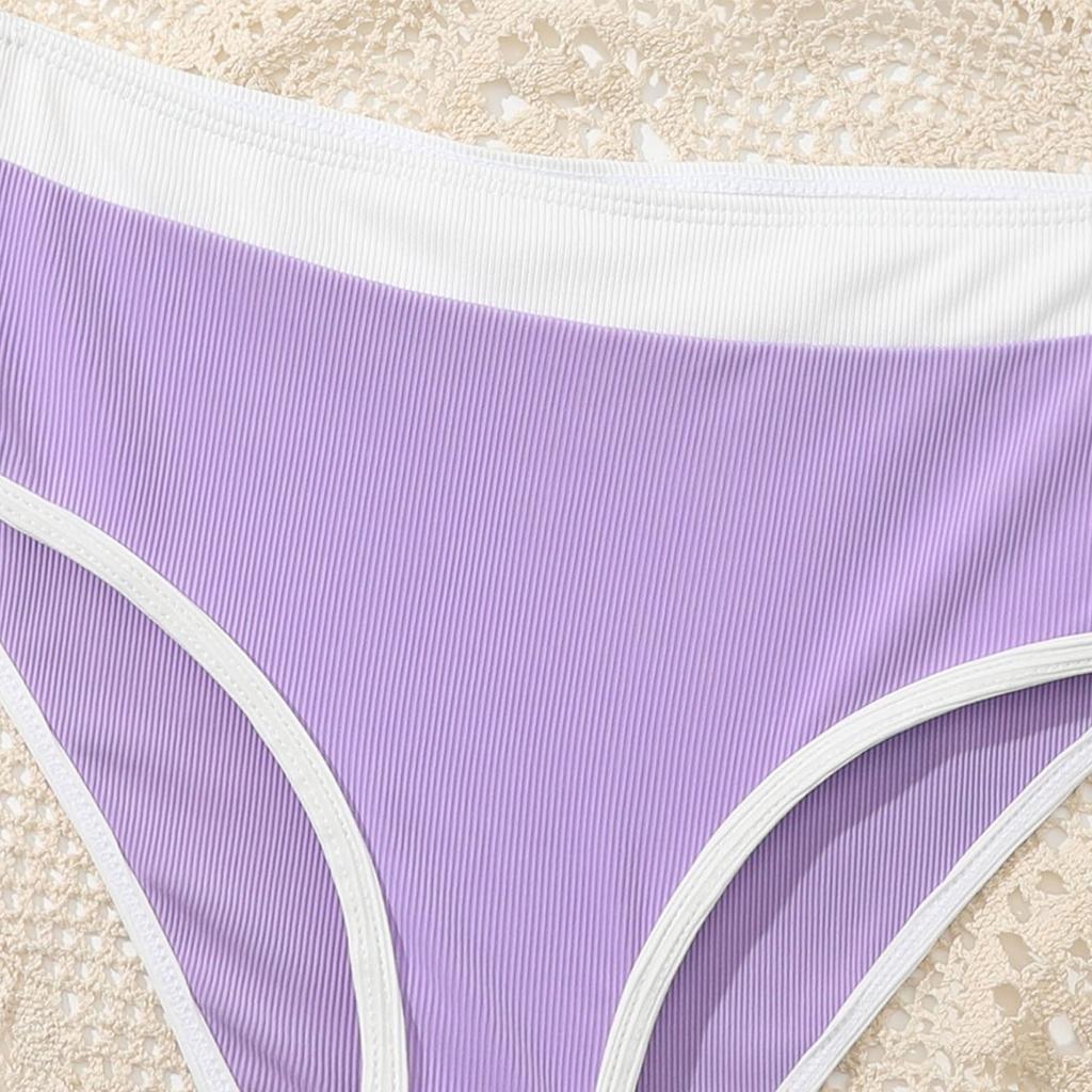 Girls Two Piece Swimsuit Tankini Set Soft Stretchy Fabric Comfortable Fit Lightweight Design for Beach Pool Swimwear