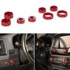 8X Interior AC Volume Knob Ring Cover Kit for Chevy Colorado/GMC/Canyon 2014-22