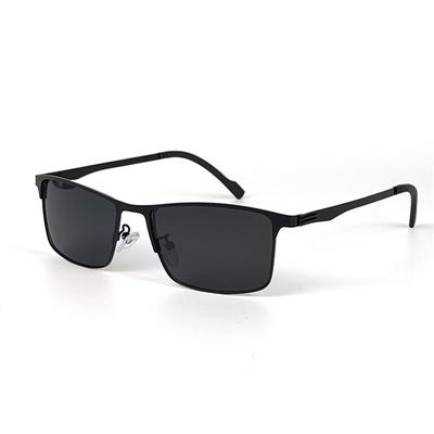 Gafas de sol polarizadas de moda para hombre, gafas de conducción para exteriores, diseño vintage, gafas de sol negras para deportes de pesca