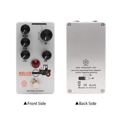 MOSKYAUDIO Gitarren-Kompressorpedal, Effektpedal für E-Gitarre, Sustain/Blend/Level/Klangregelung